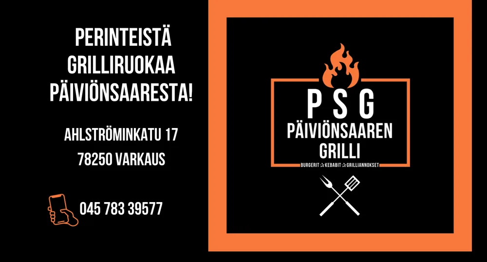 Päiviönsaaren Grilli — Ahlströminkatu 17, Varkaus
